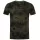 Korda Tie Dye Dunkeloliv T-Shirt L
