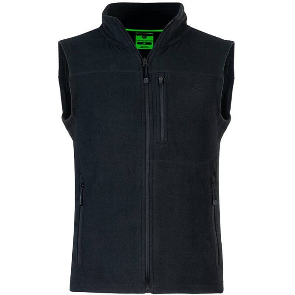 Korda Black Le Fleece Gilet Weste M