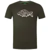 Korda Gemustertes Dark Olive T-Shirt M