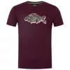 Korda Gemustertes Burgundy T-Shirt XL