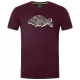 Korda Gemustertes Burgundy T-Shirt 2XL