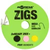 Korda Ready Zigs 8 (240cm) Barbless Größe 10 - vorgebundenes Boilie ZIG Haken-Vorfach