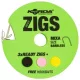 Korda Ready Zigs 8 (240cm) Barbless Größe 10 - vorgebundenes Boilie ZIG Haken-Vorfach