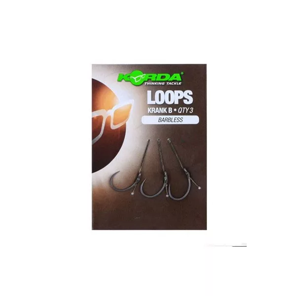 Korda Loop Rigs Size 6B DF Wide Gape 18lb - vorgefertigtes Boilie-Vorfach
