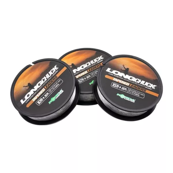 Korda LongChuck Tapered Leaders Wurfvorfach (15-30lb/0.33-0.47mm)