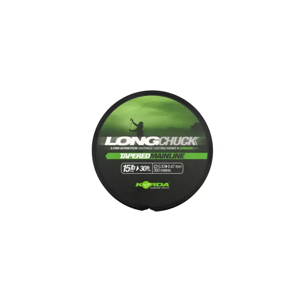 Korda LongChuck Grün 0,33-0,47mm 300m Monofile Hauptschnur