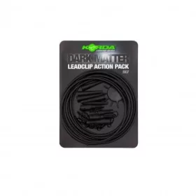   Korda Dark Matter Action Pack Silt - Bleiclip-Set in Schlammfarbe