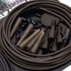 Korda Dark Matter Action Pack Silt - Bleiclip-Set in Schlammfarbe