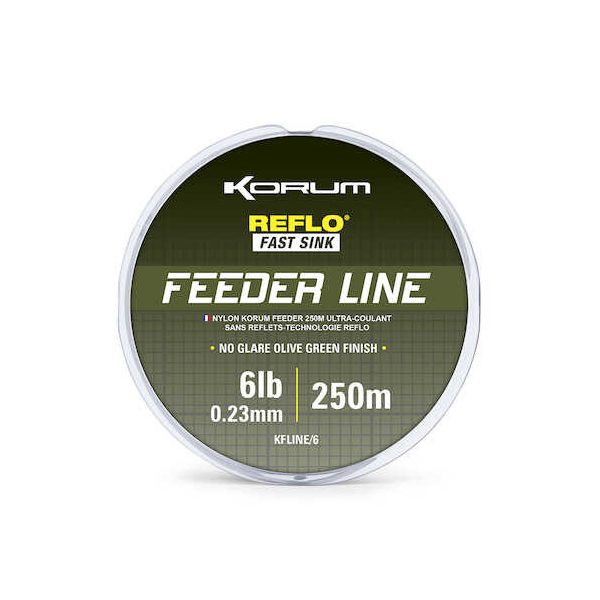 Korum Feeder Line 6lb 0.23mm Hauptschnur