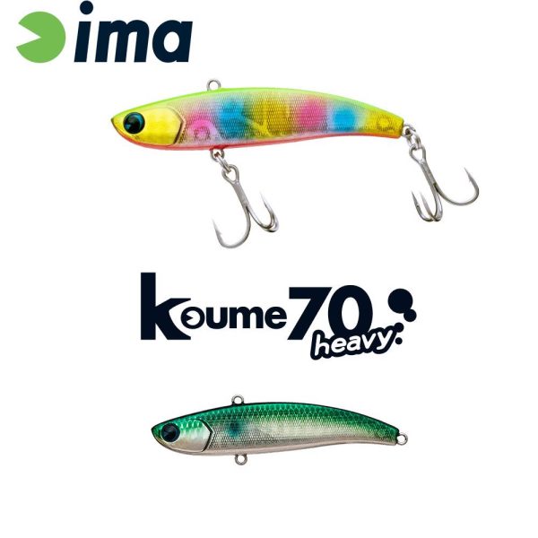 Ima Koume Vibration 70 Heavy 7cm 18gr 120 Gold Mullet Wobbler