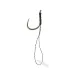 Korum Hook Hairs With Quickstops Size 10 Monofil vorgebundenes Vorfach