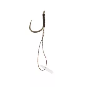   Korum Barbless Hook Hairs With Quickstops - Size 16 Monofil vorgebundenes Vorfach