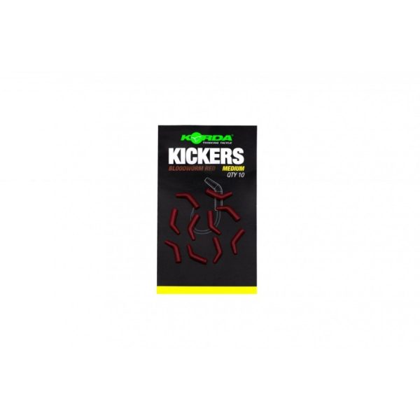 Korda Kickers -Bloodworm Red - Medium (10 Stk./Packung)