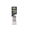 Korda Kable Leadcore Leader Hybrid Lead Clip QC Swivel Weed Bojlis Rig 50cm 3 Stk.