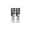 Korda Kable Leadcore Leader Hybrid Lead Clip QC Swivel Weed Bojlis Rig 50cm 3 Stk.