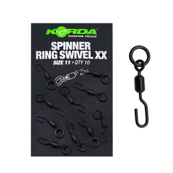 Korda Spinner Ring Swivel XX 11 Wirbel 10 St.