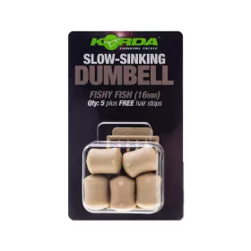   Korda Slow Sinking Dumbell Banoffee Köder-Imitation 12mm 8 Stk.