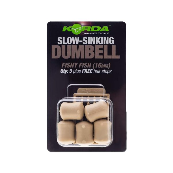 Korda Slow Sinking Dumbell Banoffee Köder-Imitation 12mm 8 Stk.