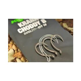   Korda Krank Chod Barbless 6 Öhr, Widerhakenloser Haken 10Stk