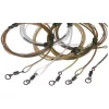 Korda Dark Matter Leader Ring Swivel Weedy Green Vorgebundenes Boilie-Vorfach