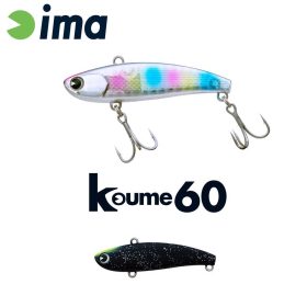 Ima Koume Vibration 60 6cm 11gr 119 Matt Night Black Wobbler