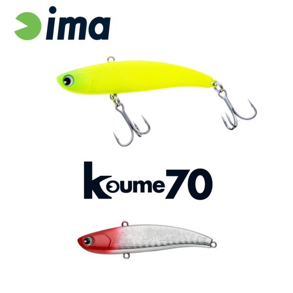 Ima Koume Vibration 70 7cm 13gr 101 Red Head Wobbler
