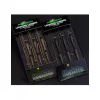 Korda Leadcore Leader Hybrid Lead Clip QC Swivel Gravel Vorgebundene Boilie-Montage