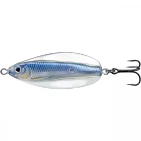   Livetarget Erratic Shiner Löffel Silber/Blau 7gr 5cm Taumelnder Blinker