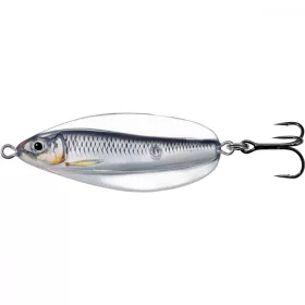   Livetarget Erratic Shiner Löffel Silber/Schwarz 11gr 5,5cm Taumelnder Blinker