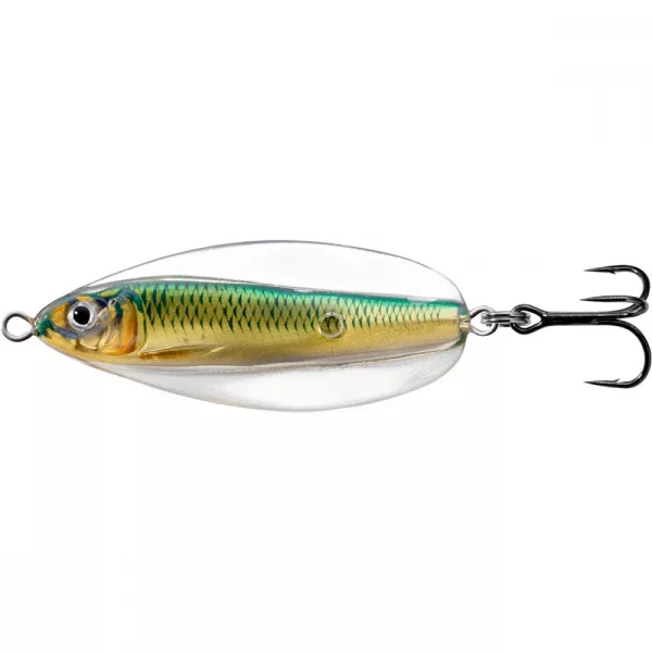 Livetarget Erratic Shiner Löffel Gold/Grün 11gr 5,5cm Taumelnder Blinker