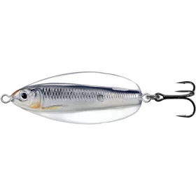   Livetarget Erratic Shiner Spoon Glow/Black 14gr 6cm Taumelblinker