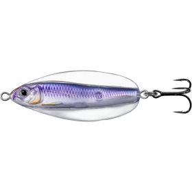   Livetarget Erratic Shiner Löffel Silber/Violett 14gr 6cm Taumelnder Blinker