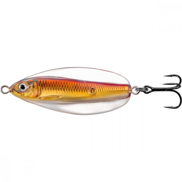 Livetarget Erratic Shiner Löffel Gold/Rot 14gr 6cm Taumelnder Blinker