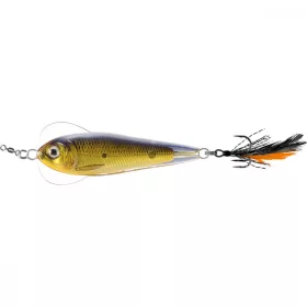   Livetarget Flutter Shad Jigging Löffel Gold/Schwarz 11gr 5cm Taumelnder Blinker