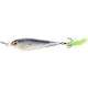Livetarget Flutter Shad Jigging Löffel Glow/Schwarz 11gr 5cm Taumelnder Blinker