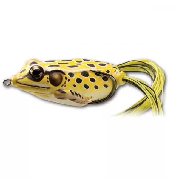 Livetarget Frosch Walking Bait Gelb/Schwarz 4,5cm 7gr Béka Műcsali