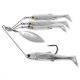 Livetarget Minnow Spinner Rig Perlweiß/Silber Klein 11gr Spinnerbait