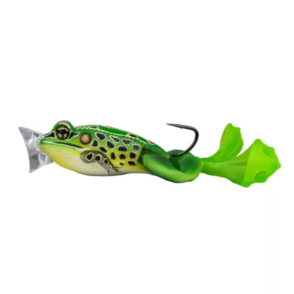 Livetarget Der ultimative Frosch-Popper Köder Green-Yellow 6,3cm 28gr Froschimitation