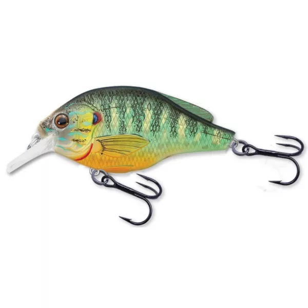 Livetarget Pumpkinseed Flat-Side Squarebill Natural Matte 6cm 7gr schwimmender Wobbler