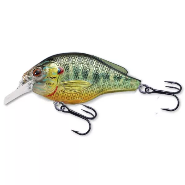 Livetarget Pumpkinseed Flat-Side Squarebill Metallic Gloss 6cm 7gr schwimmender Wobbler