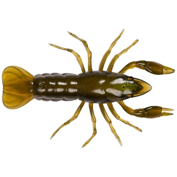 Livetarget Crawfish Un-Rigged Green-Moss 9,7cm Sinking Plastic Krebs