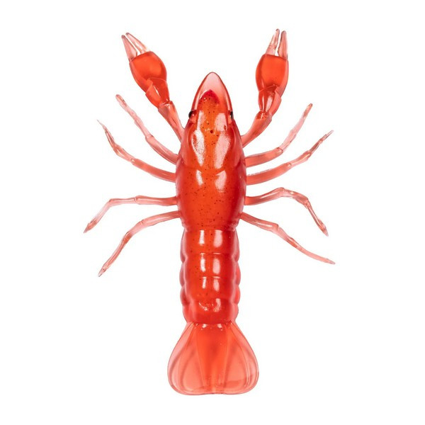 Livetarget Crawfish Un-Rigged Red-Red 9,7cm Sinking Plastikkrebs 4 Stk.