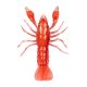 Livetarget Crawfish Un-Rigged Red-Red 9,7cm Sinking Plastikkrebs 4 Stk.