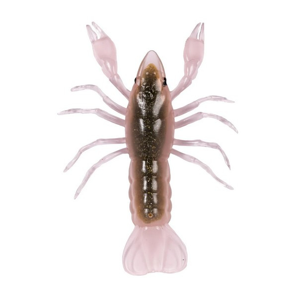 Livetarget Crawfish Un-Rigged Natural-Pumpkin 9,7cm Sinking Plastikkrebs 4Stück
