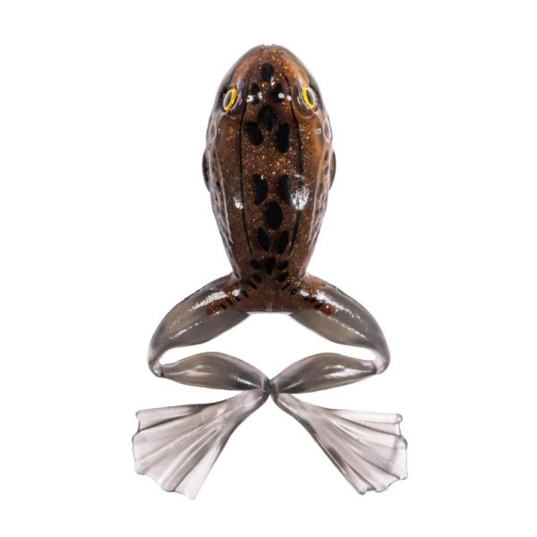 Livetarget Freestyle Frog Braun-Schwarz 7,5cm Froschimitat 2 Stück