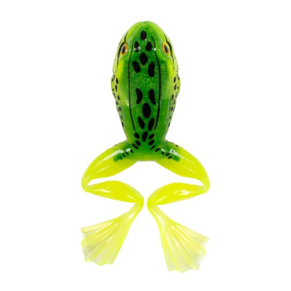 Livetarget Freistil-Frosch Chartreuse-Grün 7,5cm Frosch-Imitation 2 Stück