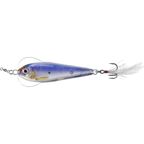 Livetarget Flutter Shad Silver Violet 21gr 6cm Taumelblinker