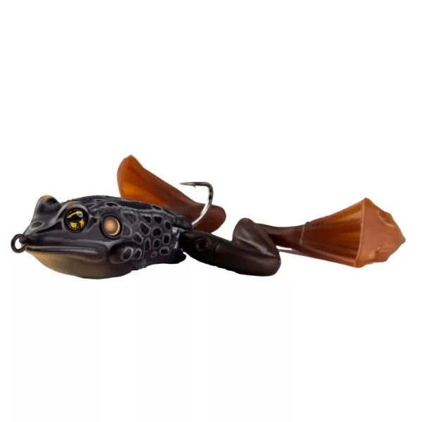 Livetarget Der Ultimative Frosch Stride-Köder Braun-Schwarz 6,3cm 28gr Frosch-Imitation
