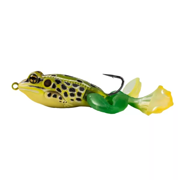 Livetarget Der Ultimative Frosch Stride-Köder Smaragd-Braun 6,3cm 28gr Frosch-Imitation