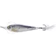 Livetarget Flutter Shad Jigging Spoon Silber-Schwarz 6cm 21gr Taumelblinker